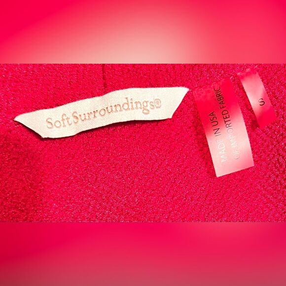 Soft Surroundings Duster Red Vest - Picture 3 of 3